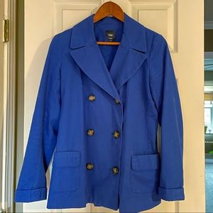 Gap Lightweight Royal Blue Pea Coat